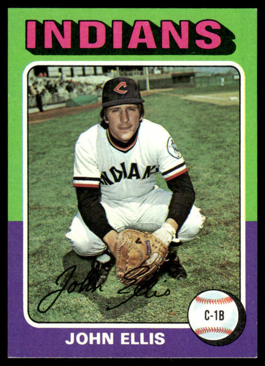 1975 Topps Baseball #605 - John Ellis - NM