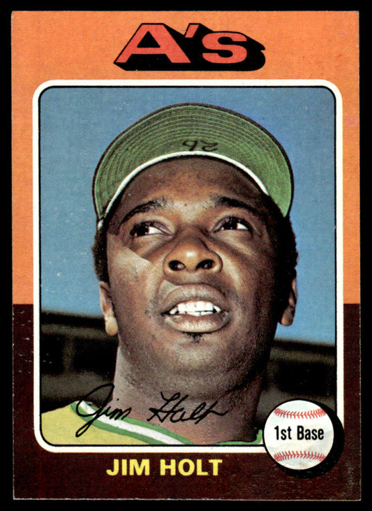 1975 Topps Baseball #607 - Jim Holt - EXMT