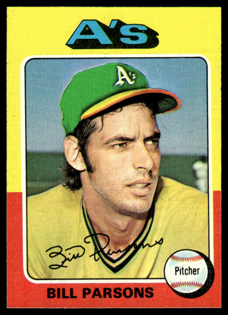 1975 Topps Baseball #613 - Bill Parsons - NM
