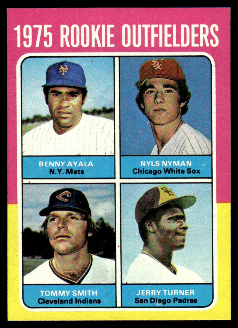 1975 Topps Baseball #619 - 1975 Rookie Outfielders - NM