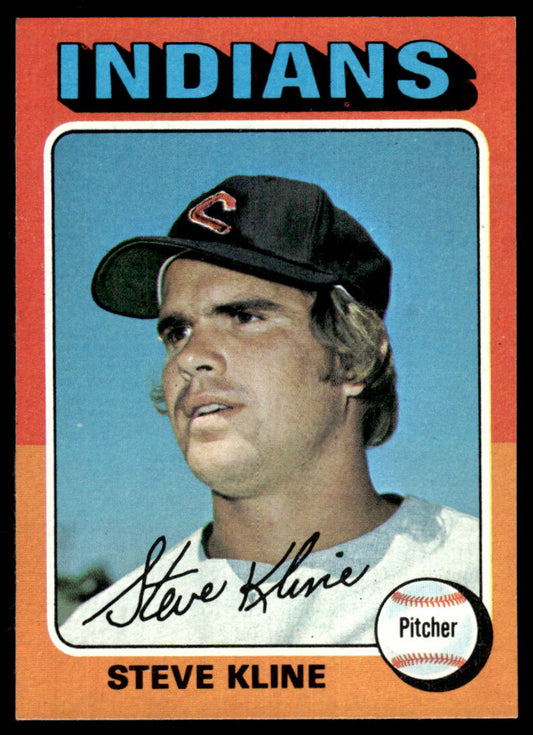 1975 Topps Baseball #639 - Steve Kline - NM