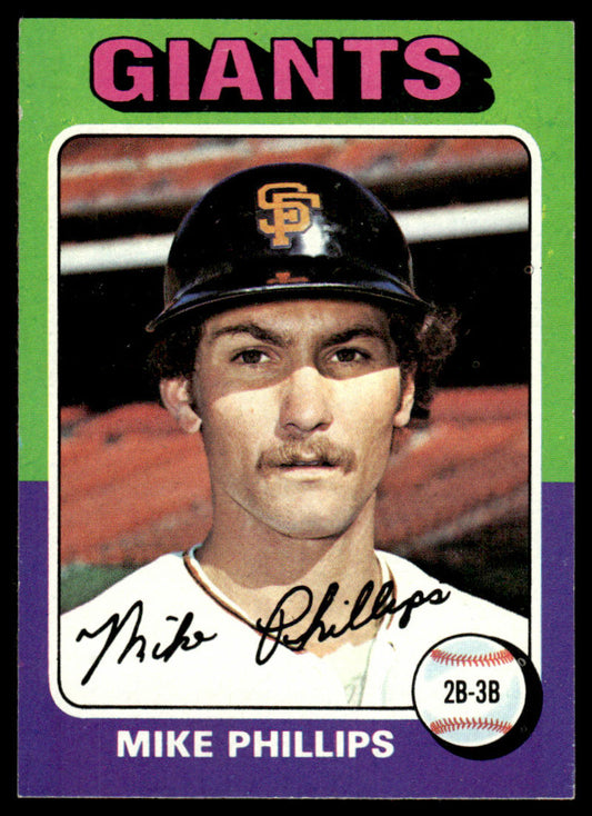 1975 Topps Baseball #642 - Mike Phillips - NM