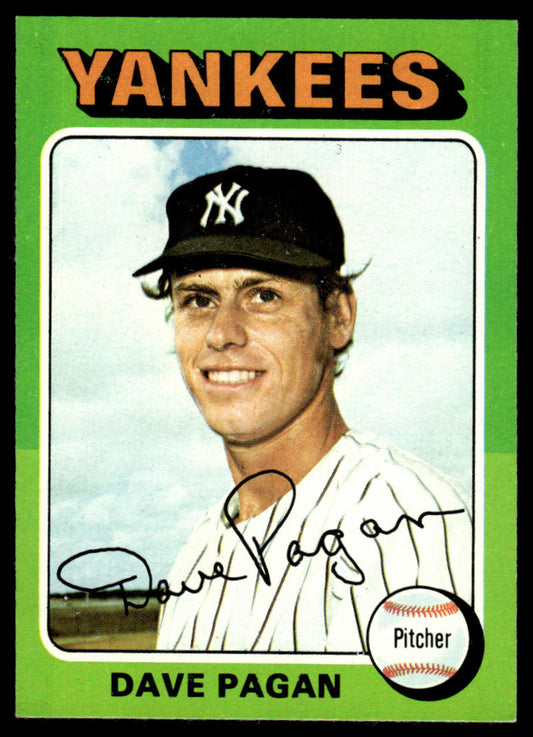 1975 Topps Baseball #648 - Dave Pagan - NM