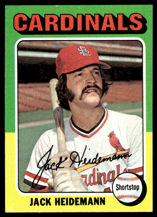 1975 Topps Baseball #649 - Jack Heidemann - NM