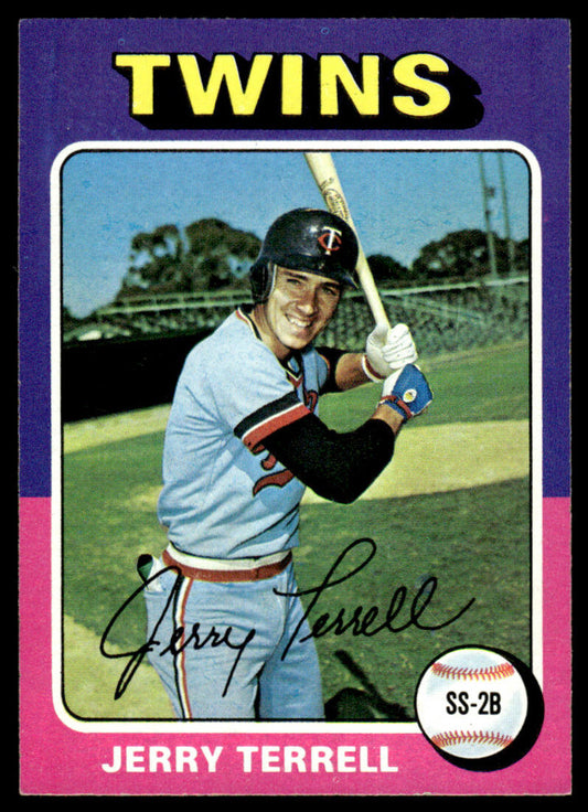 1975 Topps Baseball #654 - Jerry Terrell - NM