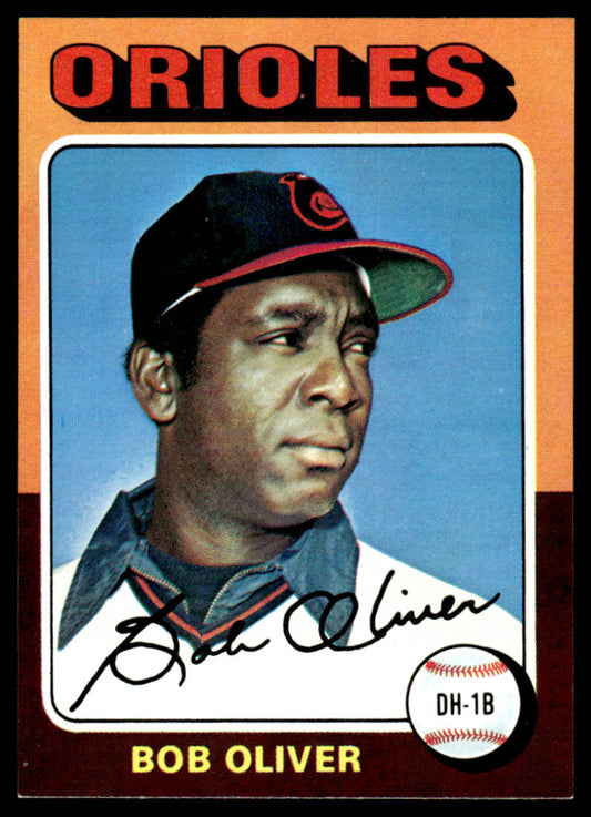 1975 Topps Baseball #657 - Bob Oliver - NM