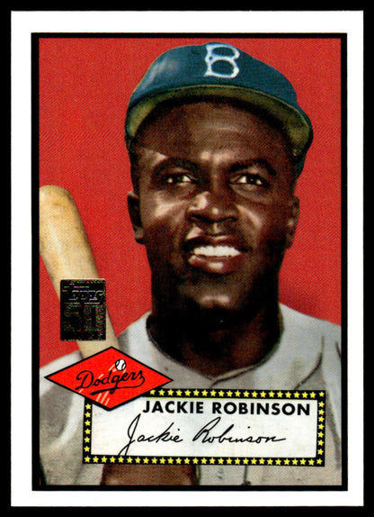 2001 Topps Baseball Through the Years Reprints #5 - Jackie Robinson