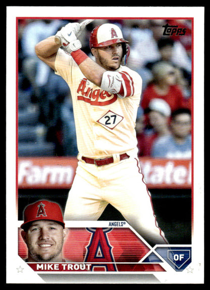 2023 Topps Baseball #27 - Mike Trout