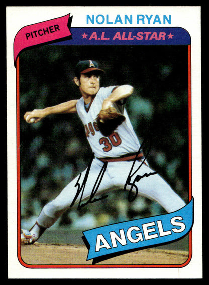 1980 Topps Baseball #580 - Nolan Ryan - NMMT