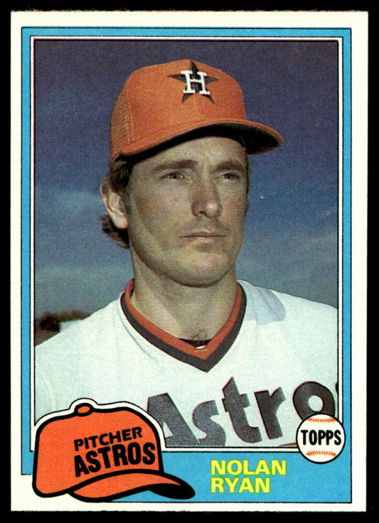 1981 Topps Baseball #240 - Nolan Ryan - NM