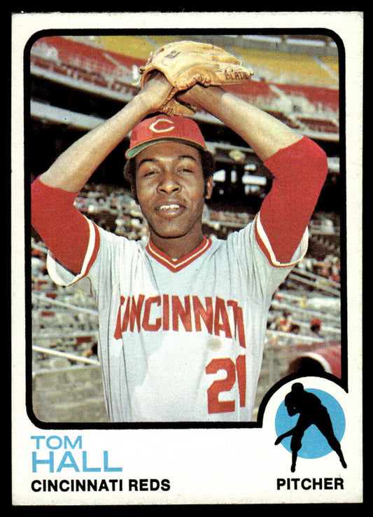 1973 Topps Baseball #8 - Tom Hall - NM