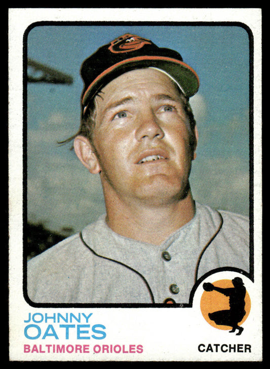 1973 Topps Baseball #9 - Johnny Oates - EXMT