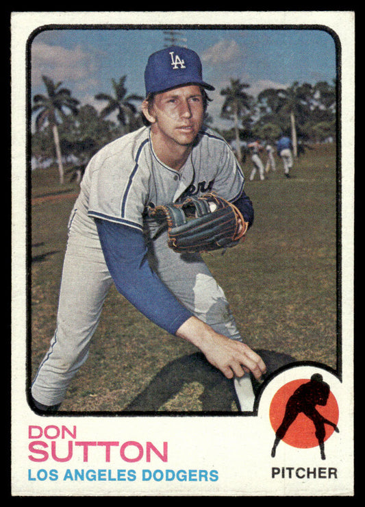 1973 Topps Baseball #10 - Don Sutton - NM
