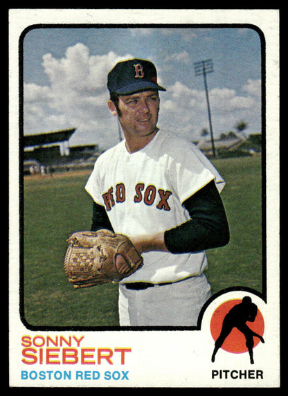 1973 Topps Baseball #14 - Sonny Siebert - NM