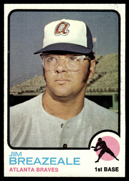 1973 Topps Baseball #33 - Jim Breazeale - EXMT