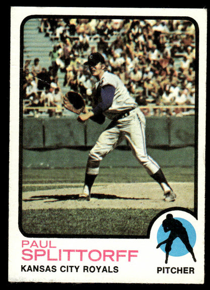 1973 Topps Baseball #48 - Paul Splittorff - EXMT