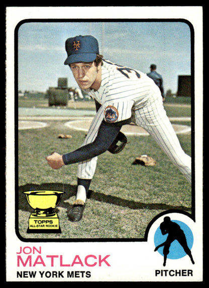 1973 Topps Baseball #55 - Jon Matlack - NM