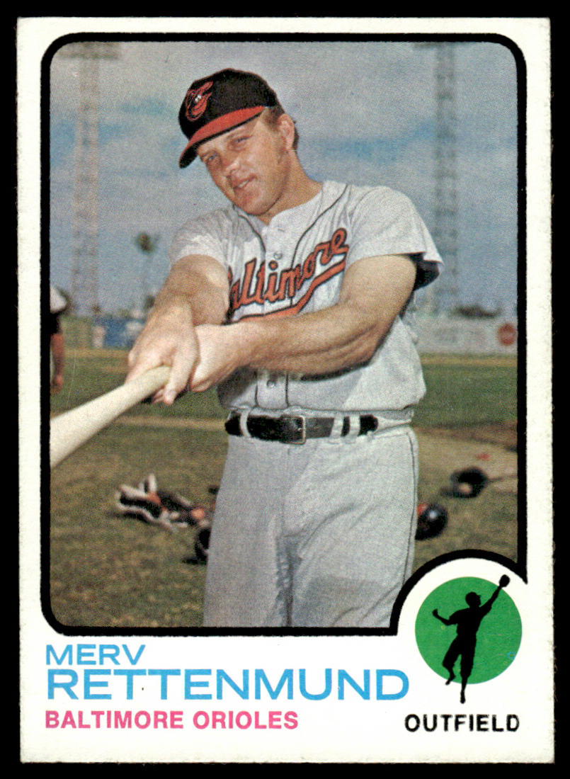 1973 Topps Baseball #56 - Merv Rettenmund - NM