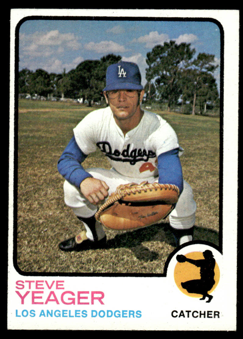 1973 Topps Baseball #59 - Steve Yeager - EXMT