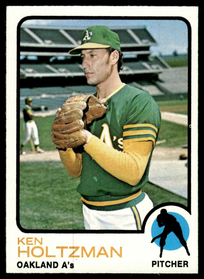 1973 Topps Baseball #60 - Ken Holtzman - NM