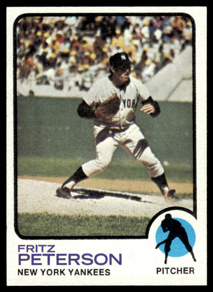 1973 Topps Baseball #82 - Fritz Peterson - NM