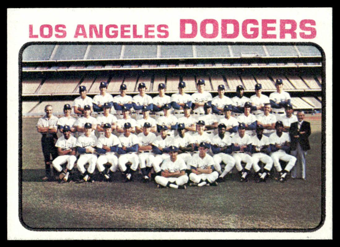 1973 Topps Baseball #91 - Los Angeles Dodgers - NM