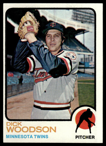 1973 Topps Baseball #98 - Dick Woodson - EXMT