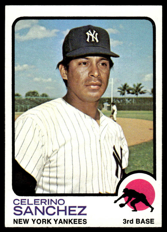 1973 Topps Baseball #103 - Celerino Sanchez - EXMT