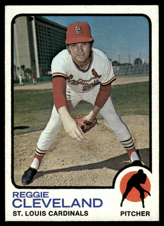 1973 Topps Baseball #104 - Reggie Cleveland - NM