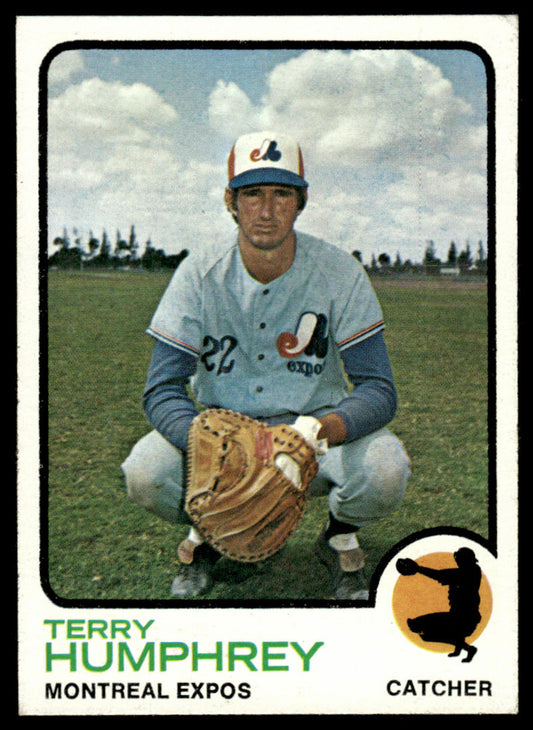 1973 Topps Baseball #106 - Terry Humphrey - EXMT