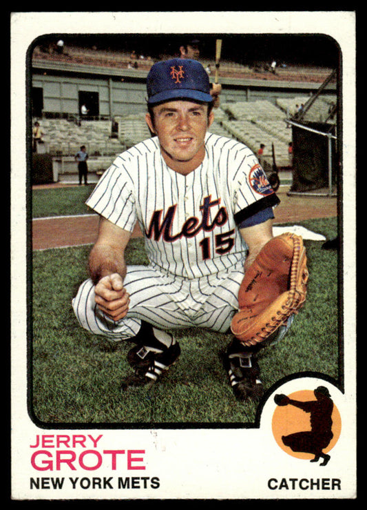 1973 Topps Baseball #113 - Jerry Grote - EXMT