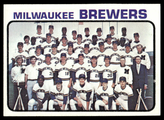 1973 Topps Baseball #127 - Milwaukee Brewers - NM
