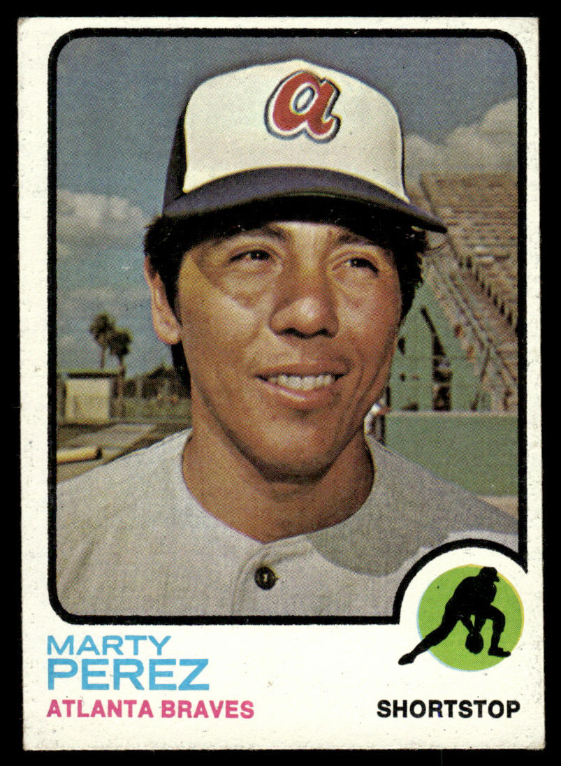1973 Topps Baseball #144 - Marty Perez - EXMT