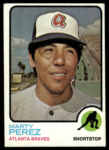 1973 Topps Baseball #144 - Marty Perez - EXMT