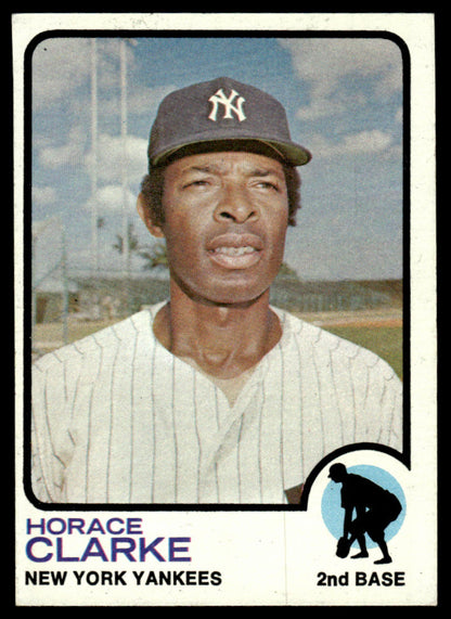 1973 Topps Baseball #198 - Horace Clarke - EXMT