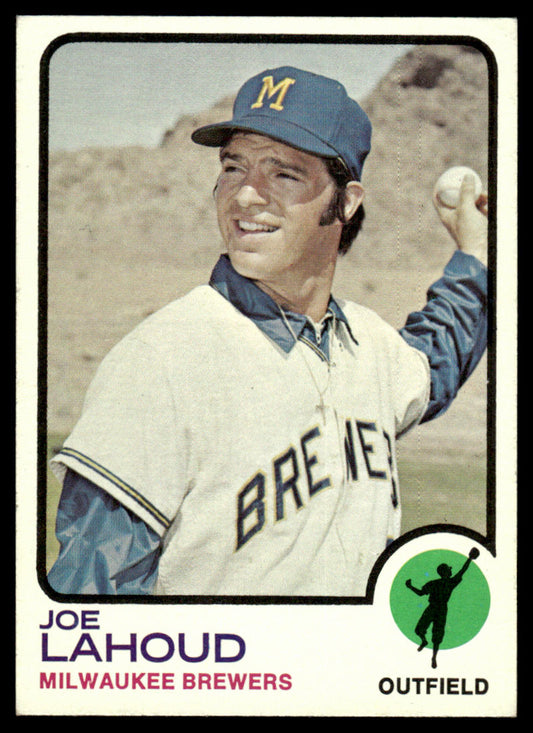 1973 Topps Baseball #212 - Joe Lahoud - NM