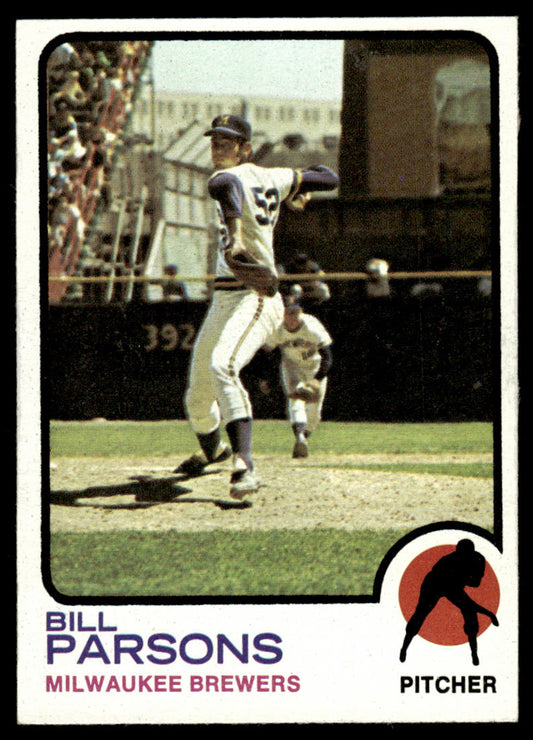 1973 Topps Baseball #231 - Bill Parsons - NM