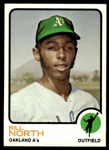 1973 Topps Baseball #234 - Bill North - EXMT