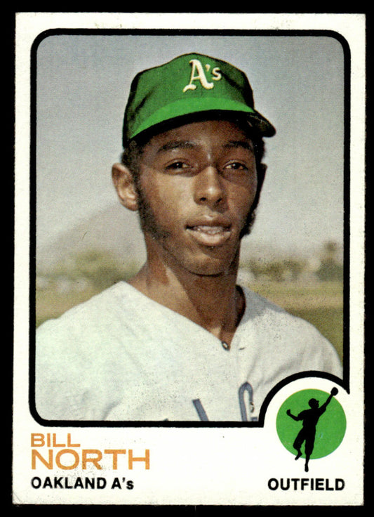 1973 Topps Baseball #234 - Bill North - EXMT