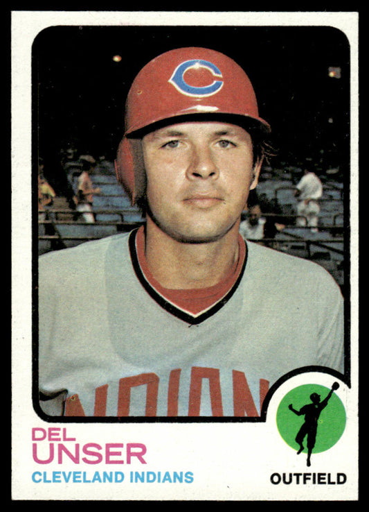 1973 Topps Baseball #247 - Del Unser - EXMT