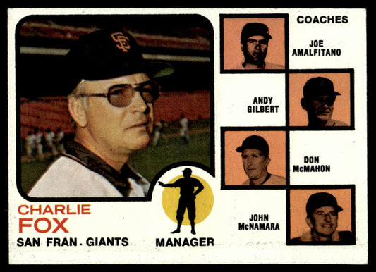 1973 Topps Baseball #252b - Giants Field Leaders - EXMT