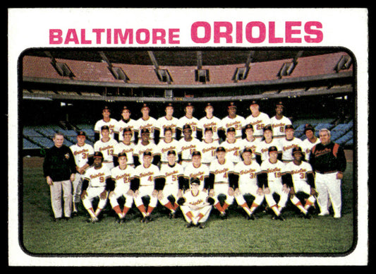 1973 Topps Baseball #278 - Baltimore Orioles - NM
