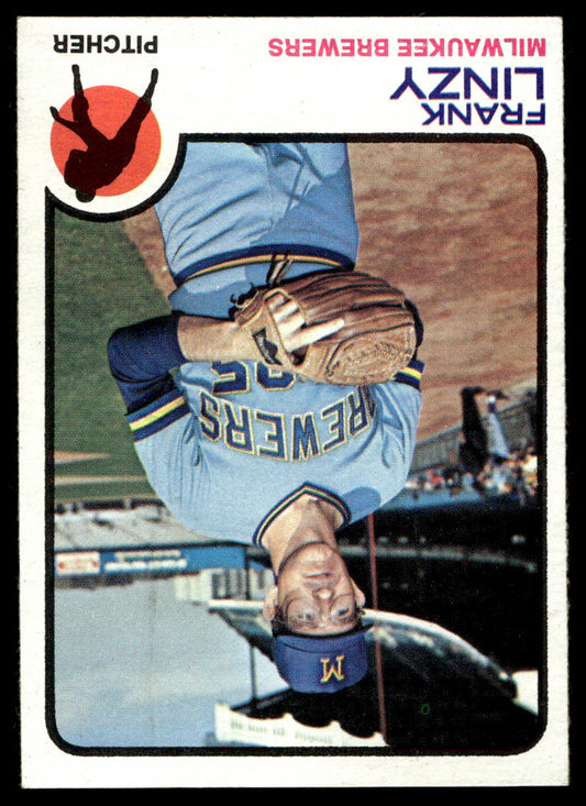 1973 Topps Baseball #286 - Frank Linzy - EXMT