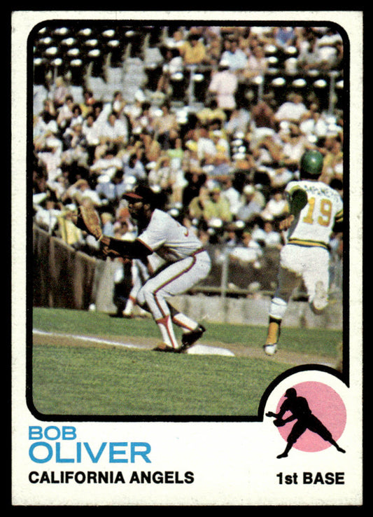 1973 Topps Baseball #289 - Bob Oliver - EXMT