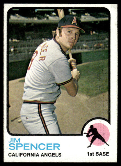 1973 Topps Baseball #319 - Jim Spencer - EXMT