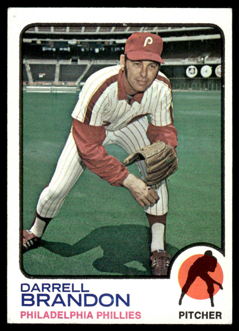 1973 Topps Baseball #326 - Darrell Brandon - EX