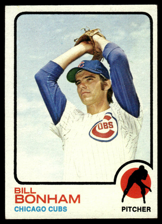 1973 Topps Baseball #328 - Bill Bonham - EXMT