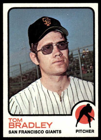 1973 Topps Baseball #336 - Tom Bradley - NM