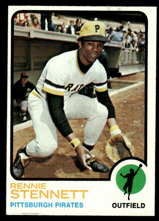 1973 Topps Baseball #348 - Rennie Stennett - EXMT