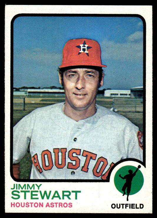 1973 Topps Baseball #351 - Jimmy Stewart - NM